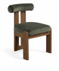 Arienzo - Performance Fabric Upholstered Dining Chair (Set of 2) - Walnut Base