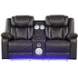 Challenger - LED Power Recliner Loveseat
