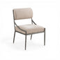 Bastille - Upholstered Dining Side Chair (Set of 2) - Silver Frame