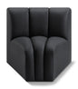Arc - Faux Leather Curved Corner Chair
