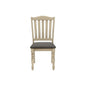 Dining Chair, Upholstered, Side, Transitional (Set of 2) - Gray