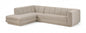 Modari - Sectional - Beige