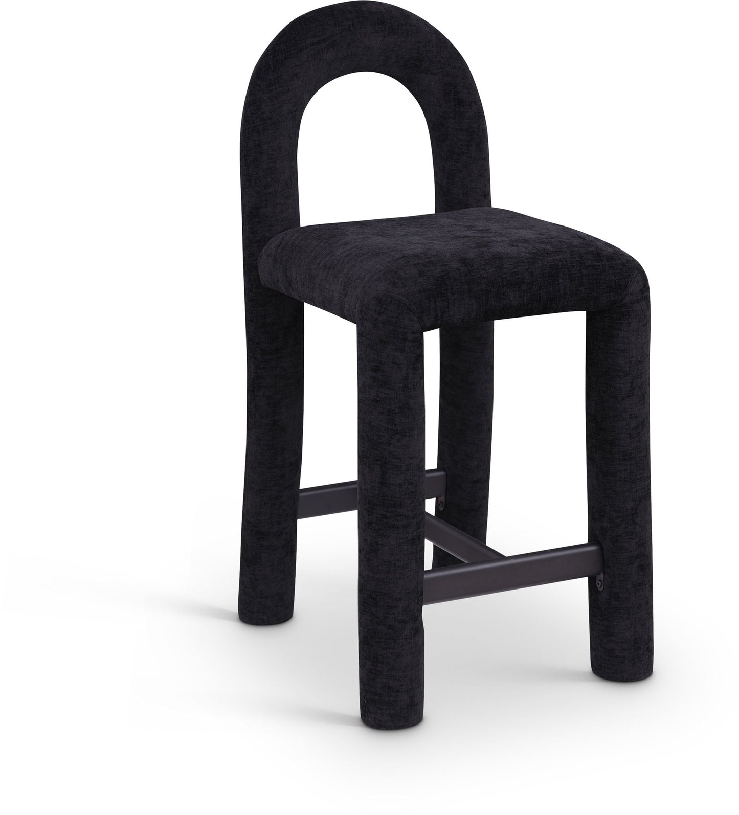 Amari - Chenille Fabric Stool