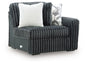Midnight-Madness - RAF Corner Chair - Gunmetal