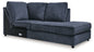 Albar Place - Raf Corner Chaise - Cobalt