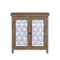 Storage Cabinet, Organizer - Brown Antique White