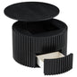 Round Lift Top Coffee Table With Hidden Storage For Living Room