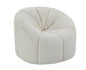 Osmash - Teddy Sherpa Chair With Swivel - White
