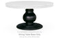 Ridgester - Round Dining Room Table Base - Black