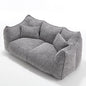 Comfortable Dual Beanbag Chair With High Resilience Foam Core For 2 People