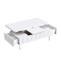 Lift Top Coffee Table With 2 Drawers With Hidden Storage Compartment For Living Room