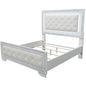 3 Piece Bedroom Set, Bed With LED Lights And 2 Nightstands
