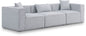 Cube - Linen Modular 3 Seat Sofa