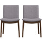 Laura - Mid-Century Modern Solid Wood Dining Chair (Set of 2)