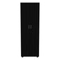 Armoire Organiser, Two Shelves, Rod, Double Door Cabinet Armoire