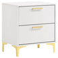 Karena - 2 Drawer Rectangular Nightstand - White