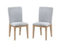Caspian - And Oak Finish Dining Chair (Set of 2) - Gray