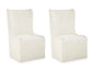 Radkin - Dining Upholstered Wingback Side Chair (Set of 2) - Off White
