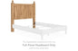 Aleaport - Full Panel Headboard - Warm Brown
