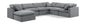 Indulge - Velvet 7 Piece Modular Sectional