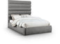 Adam - Chenille Fabric Bed With 70.5" Headboard