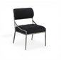 Bastille - Upholstered Dining Side Chair (Set of 2) - Silver Frame
