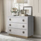 Anpu - Console Cabinet - Silver Faux Crocodile Skin