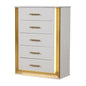 Obsession - 5 Drawer LED Chest - White