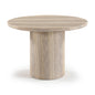 Rapallo - 43" Concrete Indoor/Outdoor Dining Table - Travertine