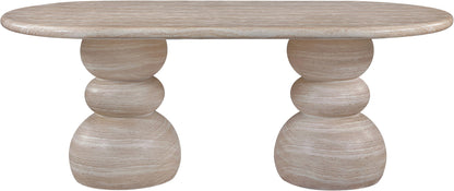 Navo - Indoor/Outdoor Dining Table - Travertine
