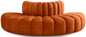 Arc - Velvet 4 Piece Modular Sofa