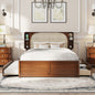 Headboard Bed With 2 Drawers And Trundle