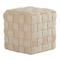 Square Braided Ottoman -