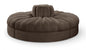 Rummi - Round Velvet Performance Fabric Upholstered 4 Piece Modular Sofa