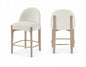 Torino - Counter Stool With Brushed Natural Base