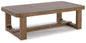 Cabalynn - Rectangular Cocktail Table - Light Brown