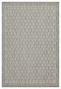 Sunshine - 5'3" X 7'3" Indoor, Outdoor Polypropylene Area Rug - Silver