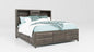 Mazing - King/California King Storage Drawers - Gray