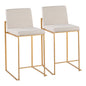 Fuji - Contemporary High Back Stylish Counter Stool