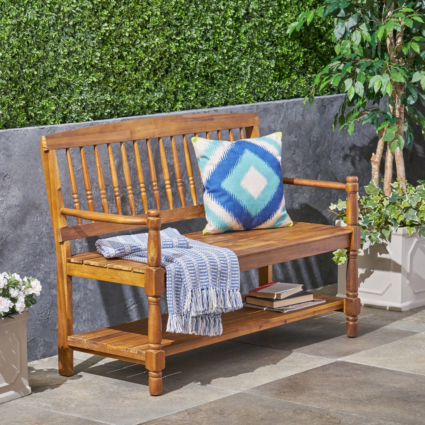 Imperial - Bench With Built In Shelf