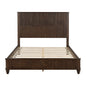 Platform Bed Frame & Tall Headboard