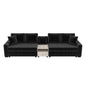 Modular Sofa Couch With Storage Armrest And Center Console