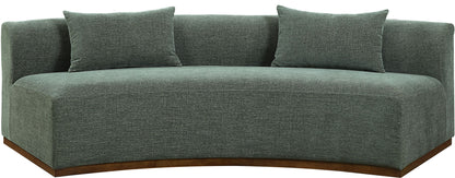 Avanti - 104" Chenille Fabric Upholstered Sofa