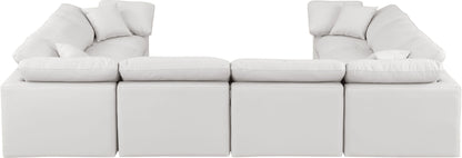 Indulge - Faux Leather 8 Piece Modular Sectional