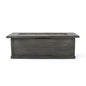 Transitional Rectangular Outdoor Propane Fire Pit With 50, 000 Btu