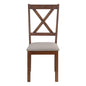 Dining Chair Side, Upholstered For Dining Room, Transitional (Set of 2)