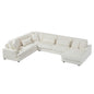 Oversized Sectional Sofa U - Shaped Sofa Couch Modern Sofa Upholstered In Soft With A Chaise Lounge For Living Room