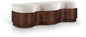 Savoy - Bench With Brown Base