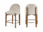 Torino - Counter Stool With Brushed Brown Base