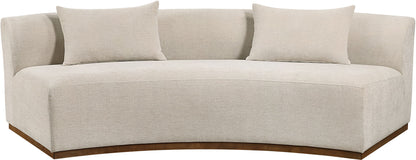 Avanti - 104" Chenille Fabric Upholstered Sofa